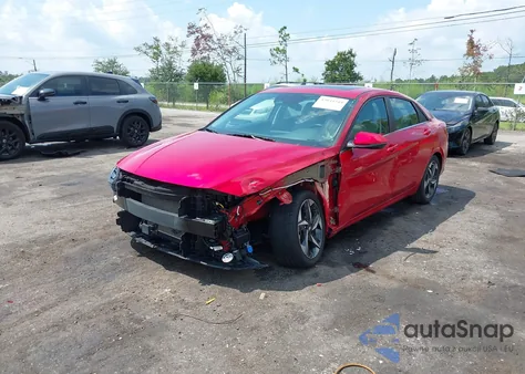 2021 Hyundai Elantra Limited из США, поврежденный, VIN 5NPLP4AG4MH027299